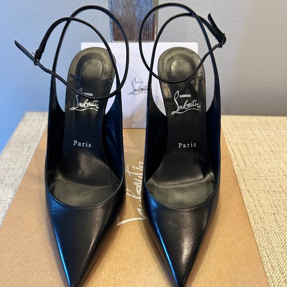 Christian Louboutin Condora Strap 100 Leather Stiletto - Picture 3 of 7